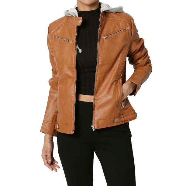 XOXO Juniors Draped Faux-Leather Jacket XOXO Juniors Draped Faux-Leather Jacket